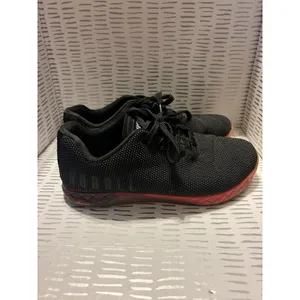NOBULL Outwork Trainer Black Red Gum SuperFabric Women's‎ Cross Fit Shoes 10.5 thumbnail 5