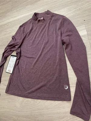 Long Sleeve Mock Neck Women's Top thumbnail 1