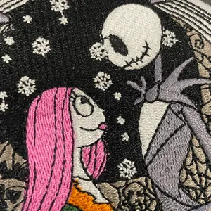 Disney Parks - Jack and Sally - Embroidered Patch thumbnail 2