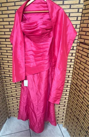 Morilee by Madeline Gardner pink strapelsss gown and shawl size 10 thumbnail 1