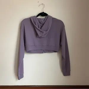 Wild Fable Purple‎ Cropped Hoodie thumbnail 2