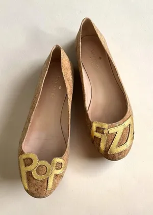 KATE SPADE Pop Fizz Cork Ballet Flats Size US 5.5 thumbnail 1
