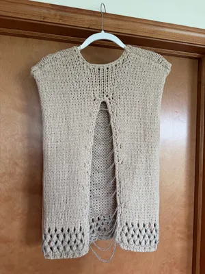 Zara not tank top, open back thumbnail 3