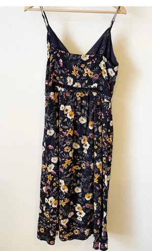 Floral Blue Midi Dress thumbnail 5