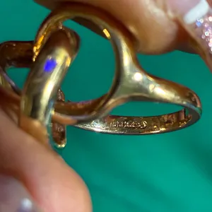 18K Electroplated Love Knot Ring Size 6 Gold thumbnail 6