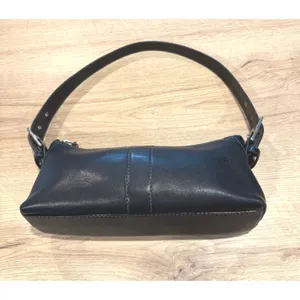 Coach Black Leather Small Soho Baguette Bag‎ Silver Hardware 9541 thumbnail 2