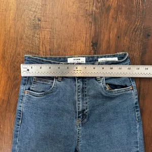 COTTON:ON high cropped skinny blue denim jeans, size 4 thumbnail 6