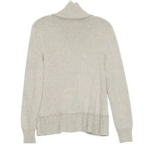 Lauren Ralph Lauren Cardigan Preppy Shawl Collar Academia Button Gray Size Small thumbnail 2