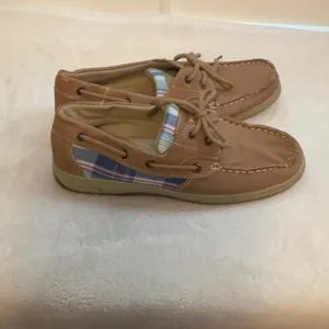 Sbicca Tan Loafers with Striped Detail thumbnail 3