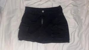 Black Jean Skirt thumbnail 2