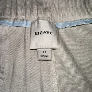 Maeve Anthropologie Pleated Wide Leg Pants Linen Blend‎ Size 1X thumbnail 5