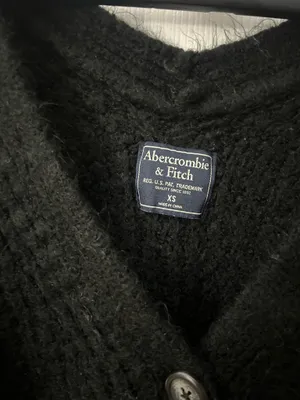 Black Abercrombie Cardigan Sweater thumbnail 4