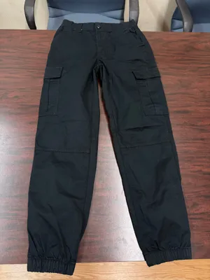American Eagle Super Stretch Black Cargo Joggers Size 0 thumbnail 1