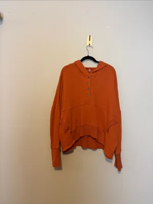 Free‎ People Movement Solid Honey dew pullover Sweatshirt Size Large thumbnail 4