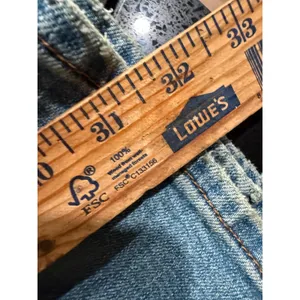 Levis Ribcage Straight Leg Jeans Womens 26x32 Medium Wash Blue Ultra High Rise‎ thumbnail 7