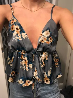 Silk Floral Tank  thumbnail 1