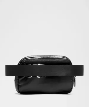 LuluLemon Black Everywhere Belt Bag 1L Wunder Puff Shine Purse Crossbody Shoulder thumbnail 5