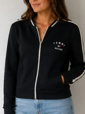 Tommy Hilfiger Black zip up with Sporty Design thumbnail 1