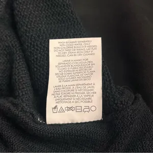 Imperfect‎ CAbi cardigan small black neutral cotton blend snap buttons pockets thumbnail 10