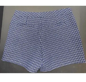 Lilly Pulitzer Tweed Gretchen Preppy Hi Rise Short Navy Fantasy Checkerboard 12 thumbnail 2