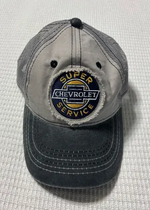 Chevrolet patch trucker hat Gray thumbnail 1