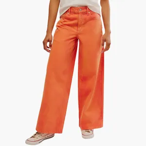 NWT WE THE FREE X FREE PEOPLE Waterfalls Baggy Wide Leg Denim Jeans Oklahoma Sun thumbnail 7