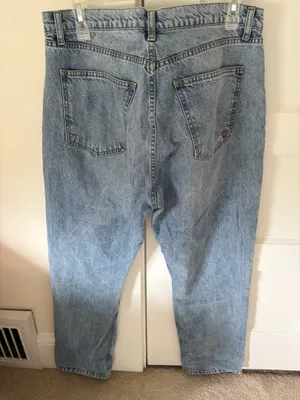 Djerf Avenue Jeans Straight Mid Blue thumbnail 2