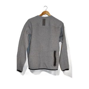 Nike Sportswear Tech‎ Fleece Crewneck Sweatshirt Heather Grey Women's Medium thumbnail 2