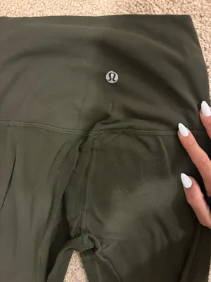 Lululemon Align Leggings Dark Green Olive TALL thumbnail 3