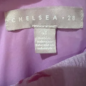 Chelsea28 Brocade‎ Puff Sleeve Babydoll Dress in Purple Lupine Floral Size XL thumbnail 12
