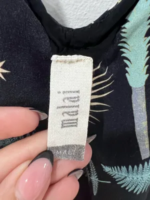 Malai Anthropologie Celestial Palm Tree Maxi Dress Tropical Resort Boho thumbnail 3