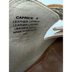 Freebird Caprice Leather Buckle Slide Mule Sandal Cognac Brown Boho Women Size 8 thumbnail 11