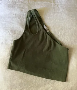 ZARA One-Shoulder Tank Top thumbnail 1