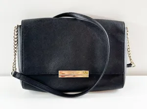 Kate Spade New York Maiden Way Saffiano Remi Crossbody Bag Black thumbnail 1