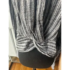 Free People Lust For Life Striped Long Sleeve Crop Top – Size L thumbnail 8
