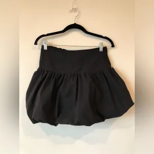 Free People Black Lula Bubble Skirt & Tube Top Set Size M thumbnail 8