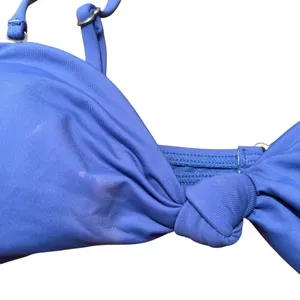 Billabong‎ Women's Size Small Sol Searcher Bandeau Bikini Top Blue Park Stretch thumbnail 4