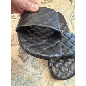 BOTTEGA VENETA Flat Sandal Black Sz 38 US Sz 8 $890 thumbnail 6