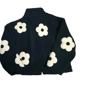 Floral Navy and White Jacket Size L thumbnail 2