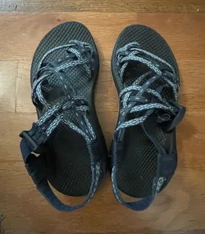 girls light blue chacos 4.5 thumbnail 1
