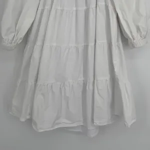 Tuckernuck Pomander Place Halile Dress XS White Tiered Mini Coastal Preppy thumbnail 7