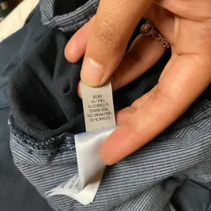 Gap Indigo Navy Blue Girlfriend Twill Stripe Khaki Chino Pants Women's Size 2 thumbnail 8