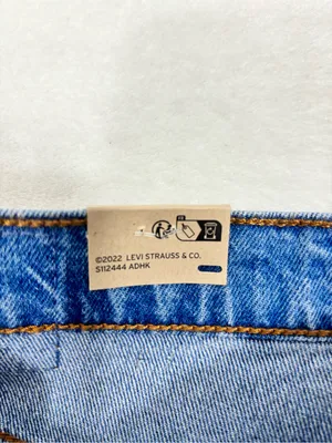 Levi's 501 Original Shorts High Rise Light Blue Denim Shorts size 27 NEW thumbnail 4