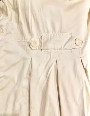 Vtg Y2K Last Kiss off White Swing light Jacket Exaggerated Retro Ruffle Collar L thumbnail 10