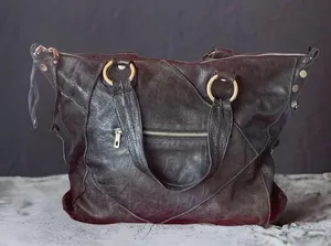 Junior Drake leather hobo bag thumbnail 1