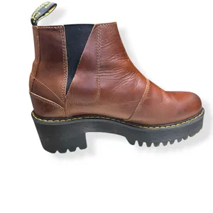 Dr. Martens Rometty II Leather Brown Platform Chelsea Punk Chic Grunge Womens 8 thumbnail 5