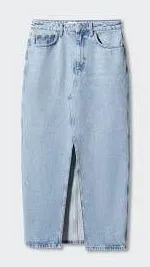 Mango Denim Maxi Skirt thumbnail 1