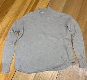 Madewell XXS Mockneck Sweater Oatmeal Beige Merino Wool Alpaca Blend CKP46509846 thumbnail 1