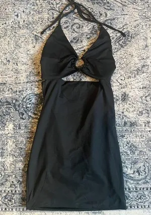 princess polly black dress size 4 thumbnail 1