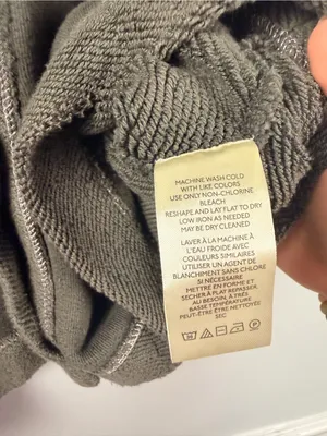 Free people Matilda Sweatshirt in grey green size XL thumbnail 5
